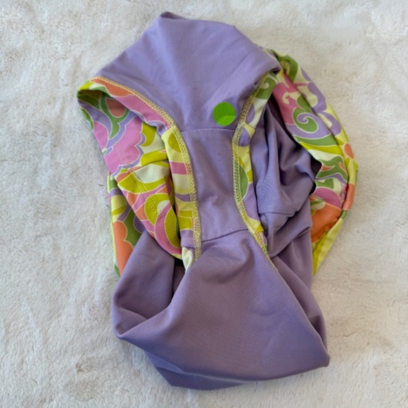 New! SET Beach Riot Leah Crop Felicia Boyshort Psychedelic Sunshine 31123 - Picture 11 of 14